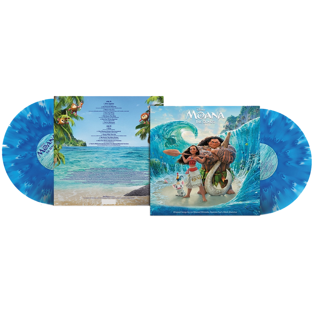 Vaiana: The Songs (Transparent Blue Cloudy Wave LP) - Various Artists - musicstation.be