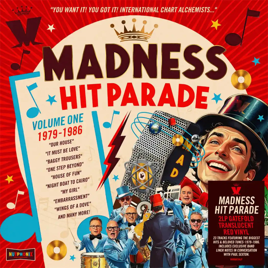 Hit Parade Volume 1 1979 - 1986 (Red & Translucent Blue 2LP) - Madness - musicstation.be