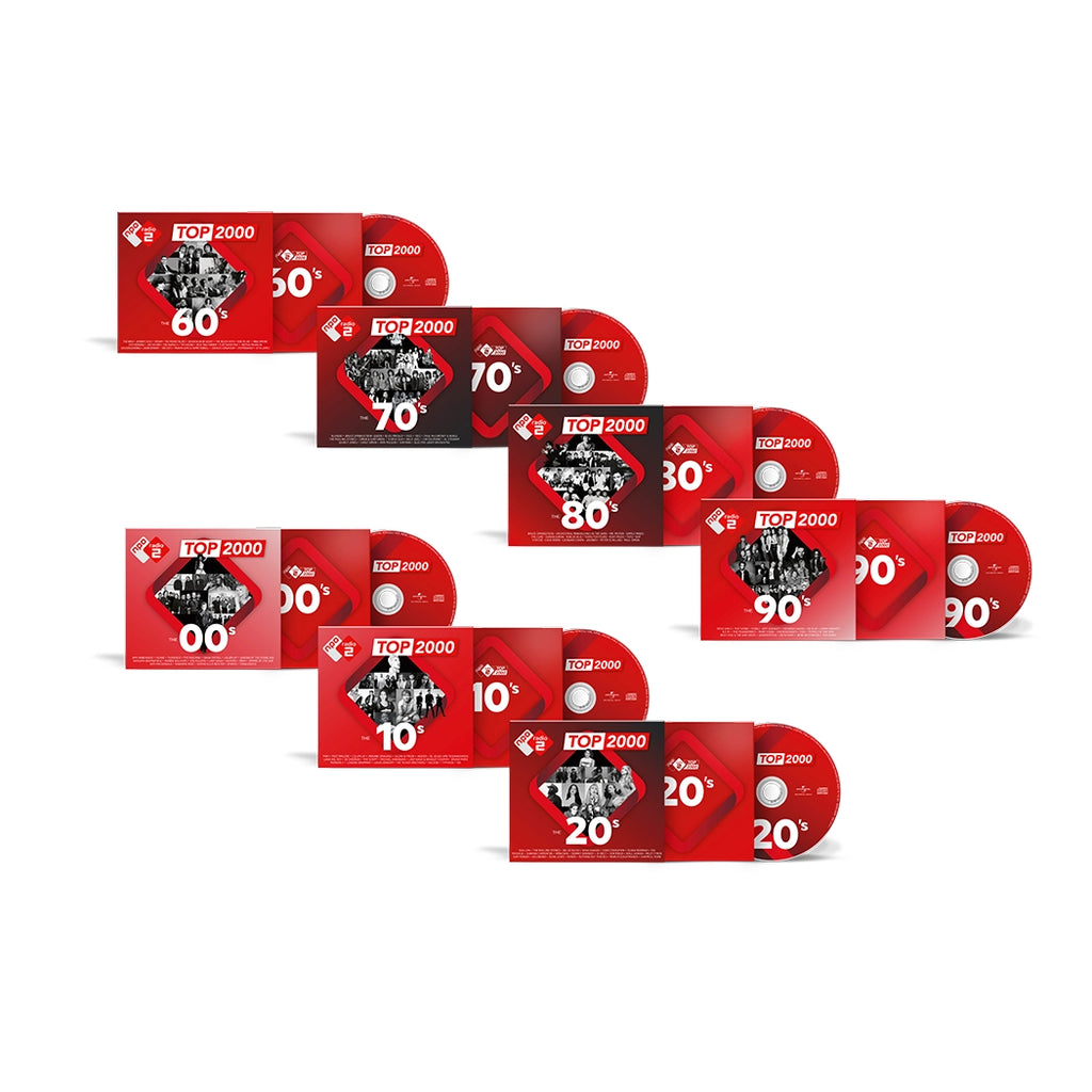 Top 2000 Decades Serie (7CD) - Various Artists - musicstation.be