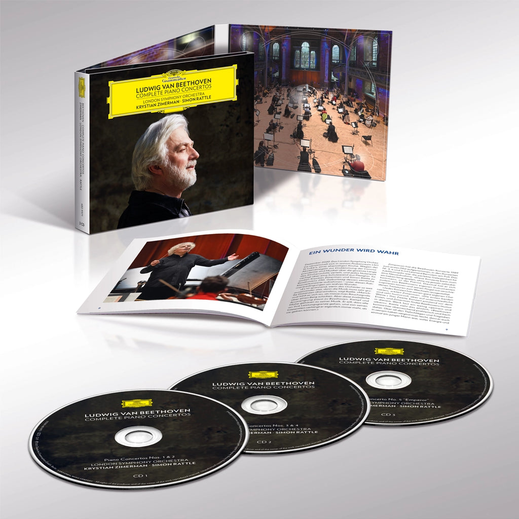 Beethoven: Complete Piano Concertos (3CD) - Krystian Zimerman, London Symphony Orchestra, Sir Simon Rattle - musicstation.be