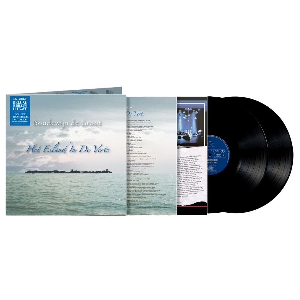 Het Eiland In De Verte (20-Jarige Jubileum Deluxe Zwart 2LP) - Boudewijn de Groot - musicstation.be