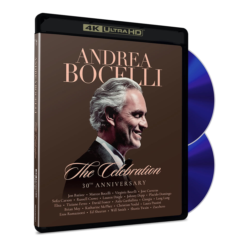 The Celebration 30th Anniversary (Live In Tuscany, 2024 2 Blu-Ray Ultra HD) - Andrea Bocelli - musicstation.be