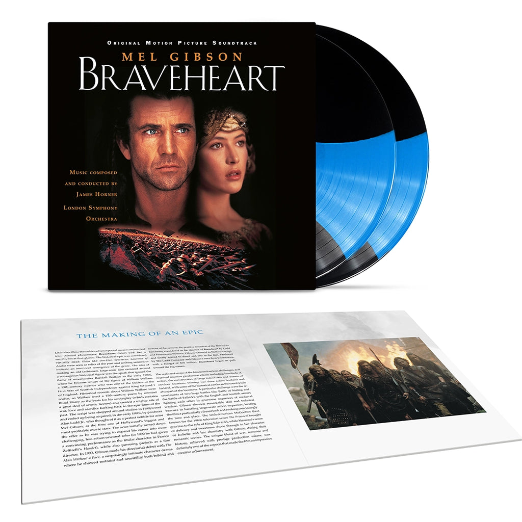 Braveheart (30th Anniversary Edition Tri Coloured 2LP) - Various Artists - musicstation.be