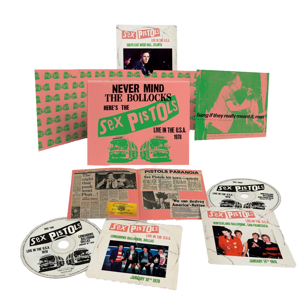 Live In The U.S.A 1978 (3CD) - Sex Pistols - musicstation.be