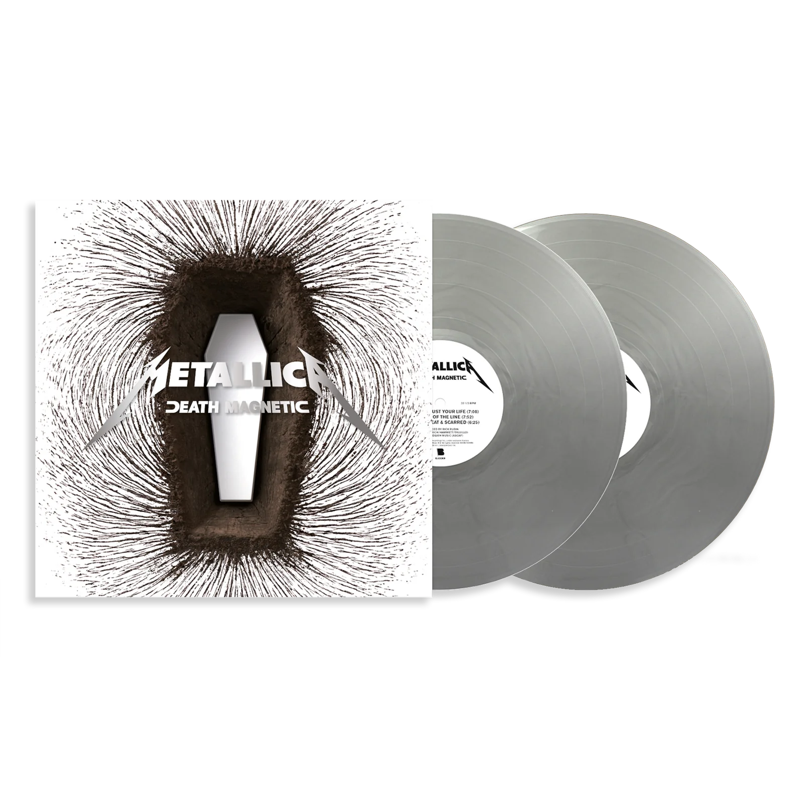 Death Magnetic (Magnetic Silver 2LP) – Musicstation.be Death Magnetic (Magnetic Silver 2LP) – Musicstation.be