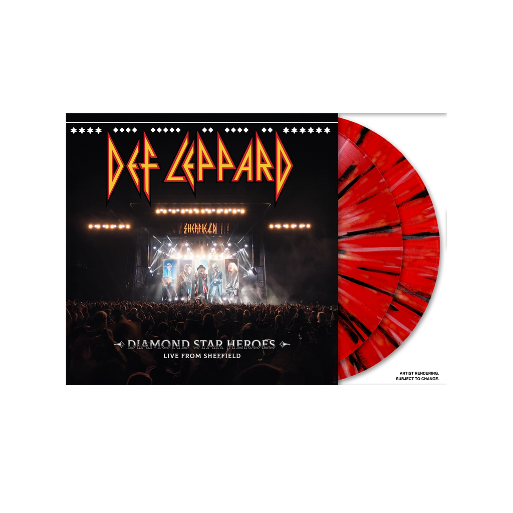Diamond Star Heroes Live From Sheffield (Splattered 2LP) - Def Leppard - musicstation.be