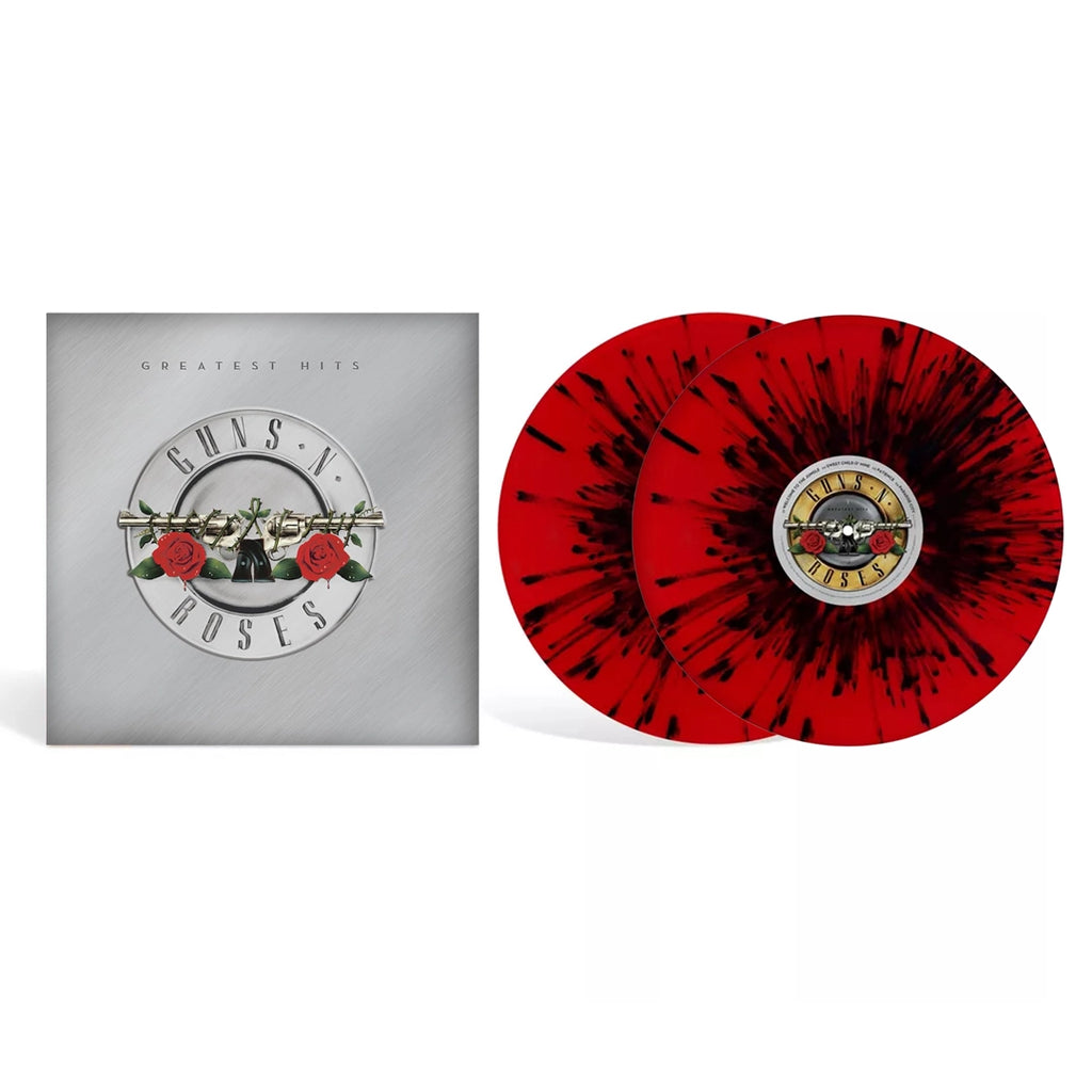 Greatest Hits (Red & Black Splattered 2LP) - Guns N' Roses - musicstation.be