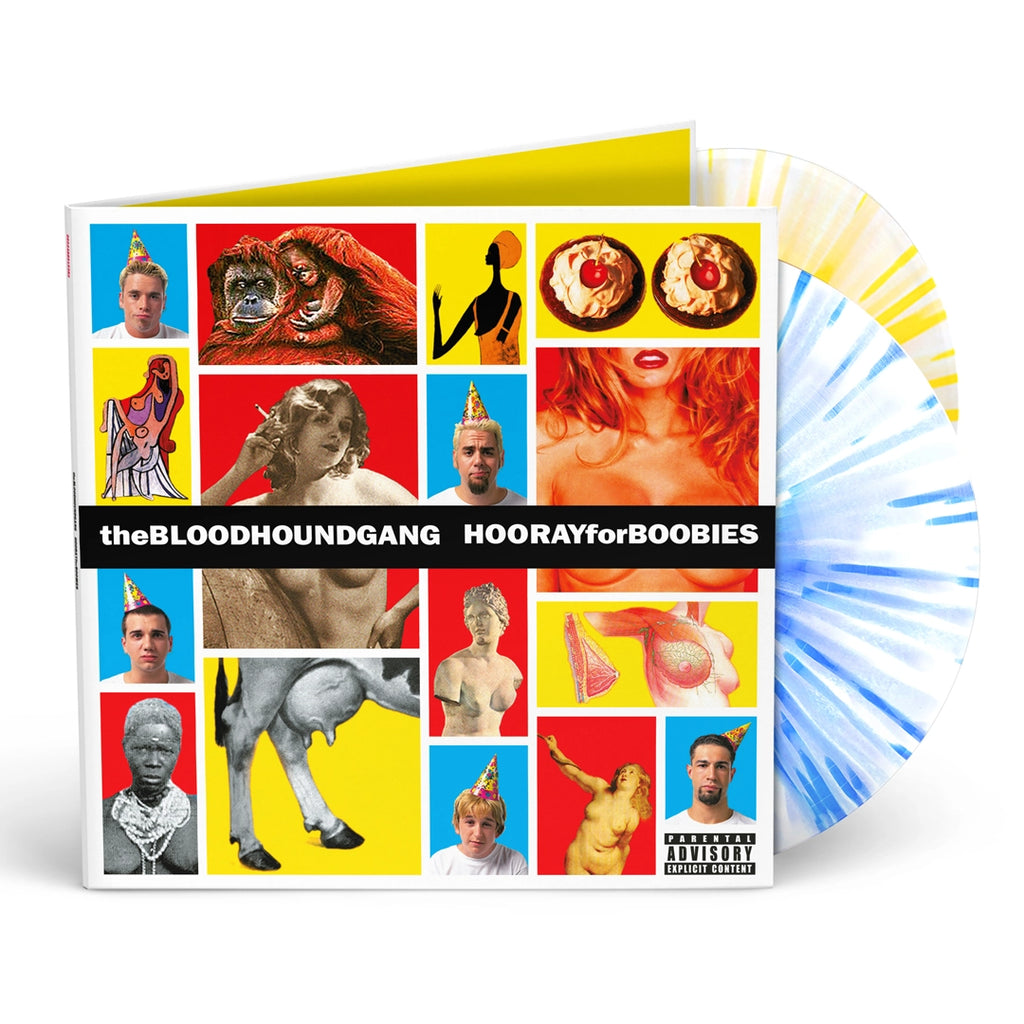 Hooray For Boobies 25th Anniversary (Blue Splatter 2LP) - Bloodhound Gang - musicstation.be