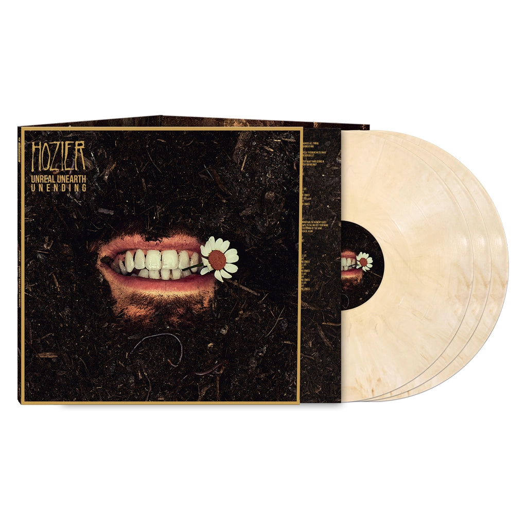 'Unreal Unearth Unending' (Deluxe Edition Tooth White 3LP) - Hozier - musicstation.be