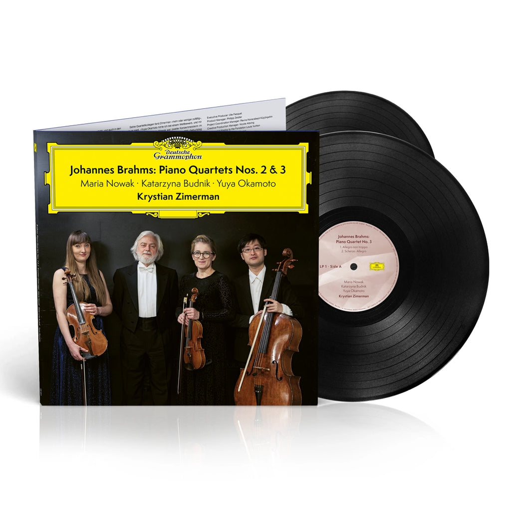 Brahms: Piano Quartets Nos. 2 & 3 (2LP) - Krystian Zimerman, Maria Nowak, Katarzyna Budnik, Yuya Okamoto - musicstation.be