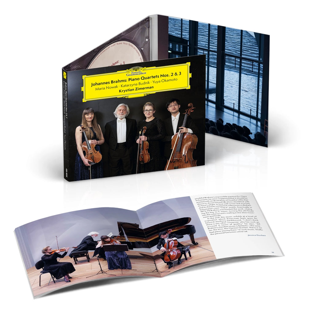 Brahms: Piano Quartets Nos. 2 & 3 (CD) - Krystian Zimerman, Maria Nowak, Katarzyna Budnik, Yuya Okamoto - musicstation.be