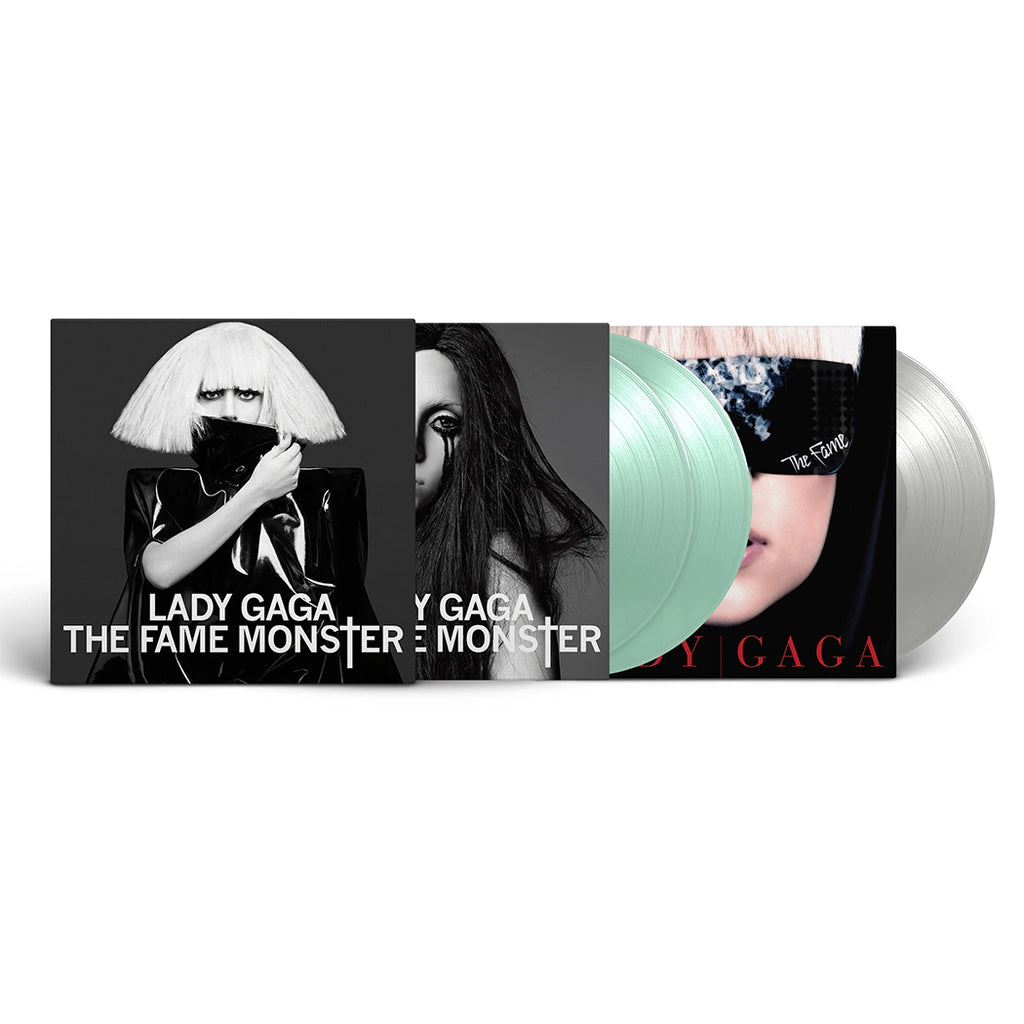 The Fame Monster (Coke Bottle Clear & Silver 2LP + 12inch Single) - Lady Gaga - musicstation.be