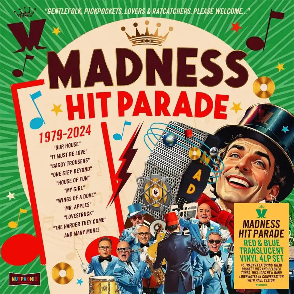 Hit Parade: 1978 - 2024 (Red & Blue 4LP) - Madness - musicstation.be