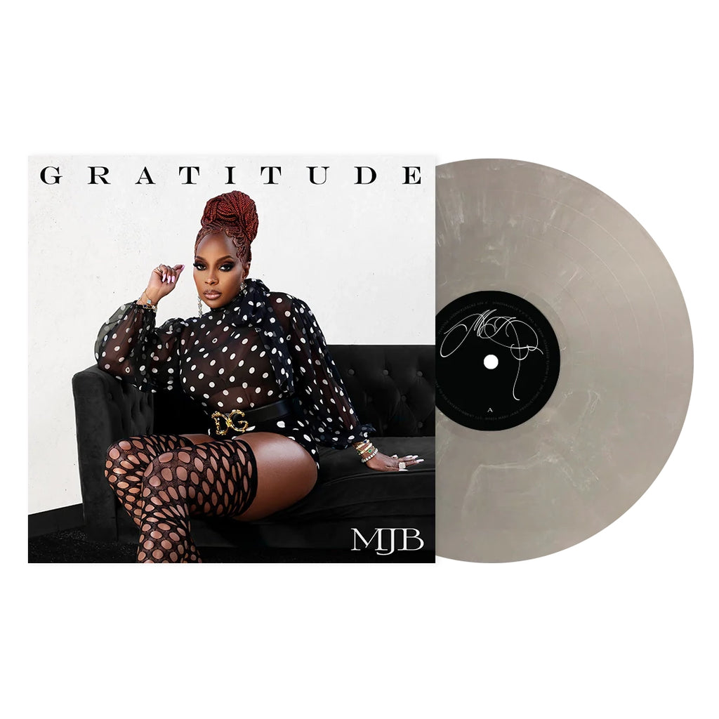 Gratitude (Silver With White Swirl LP) - Mary J Blige - musicstation.be