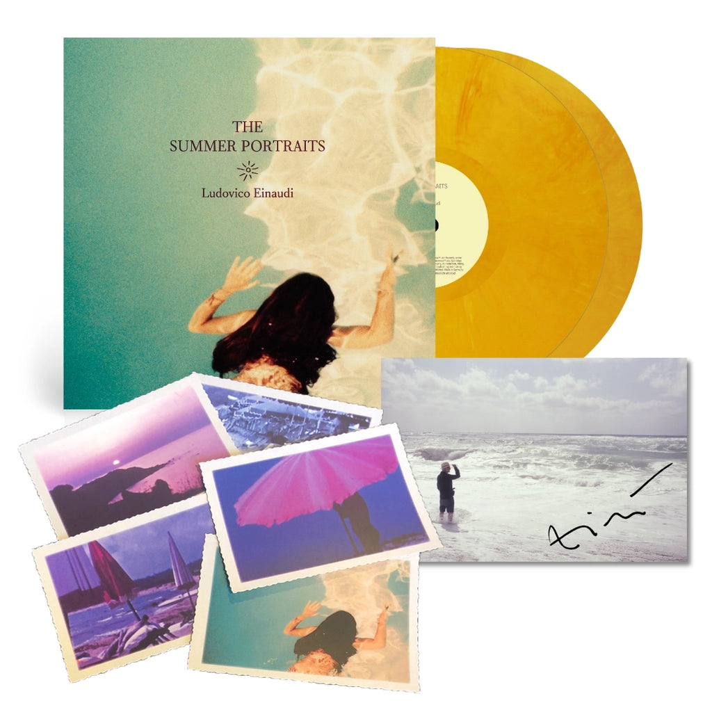 The Summer Portraits (Store Exclusive Signed Art Card  + Marbled Orange 2LP) - Ludovico Einaudi - musicstation.be