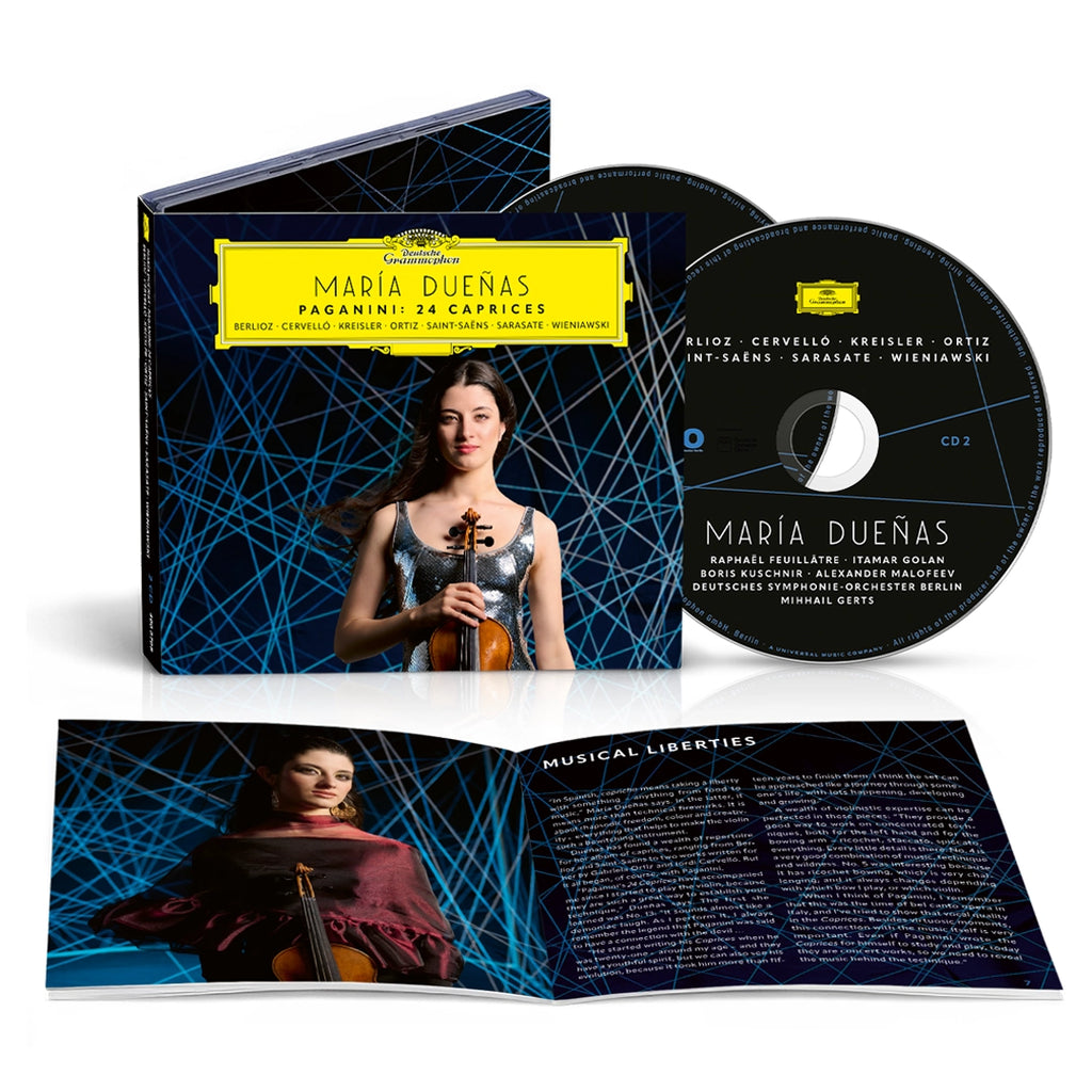 Paganini: 24 Caprices (2CD) - María Dueñas - musicstation.be