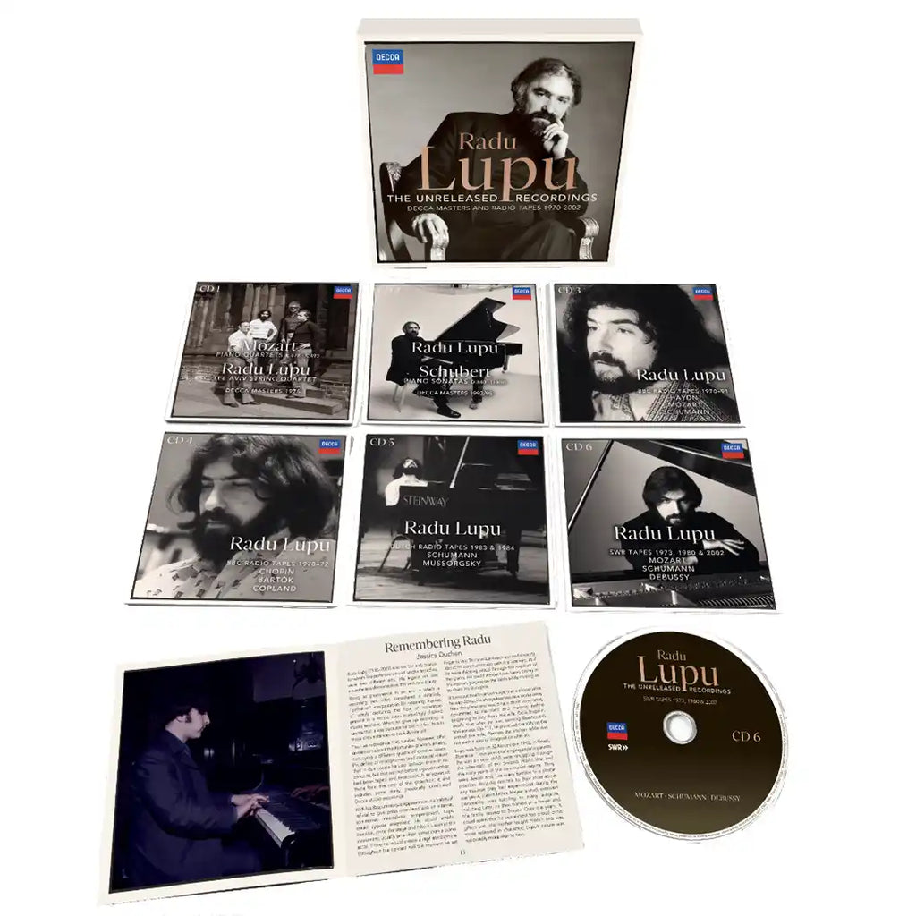 The Unreleased Recordings (Decca Masters and Radio Tapes 1970-2002) (6CD) - Radu Lupu - musicstation.be