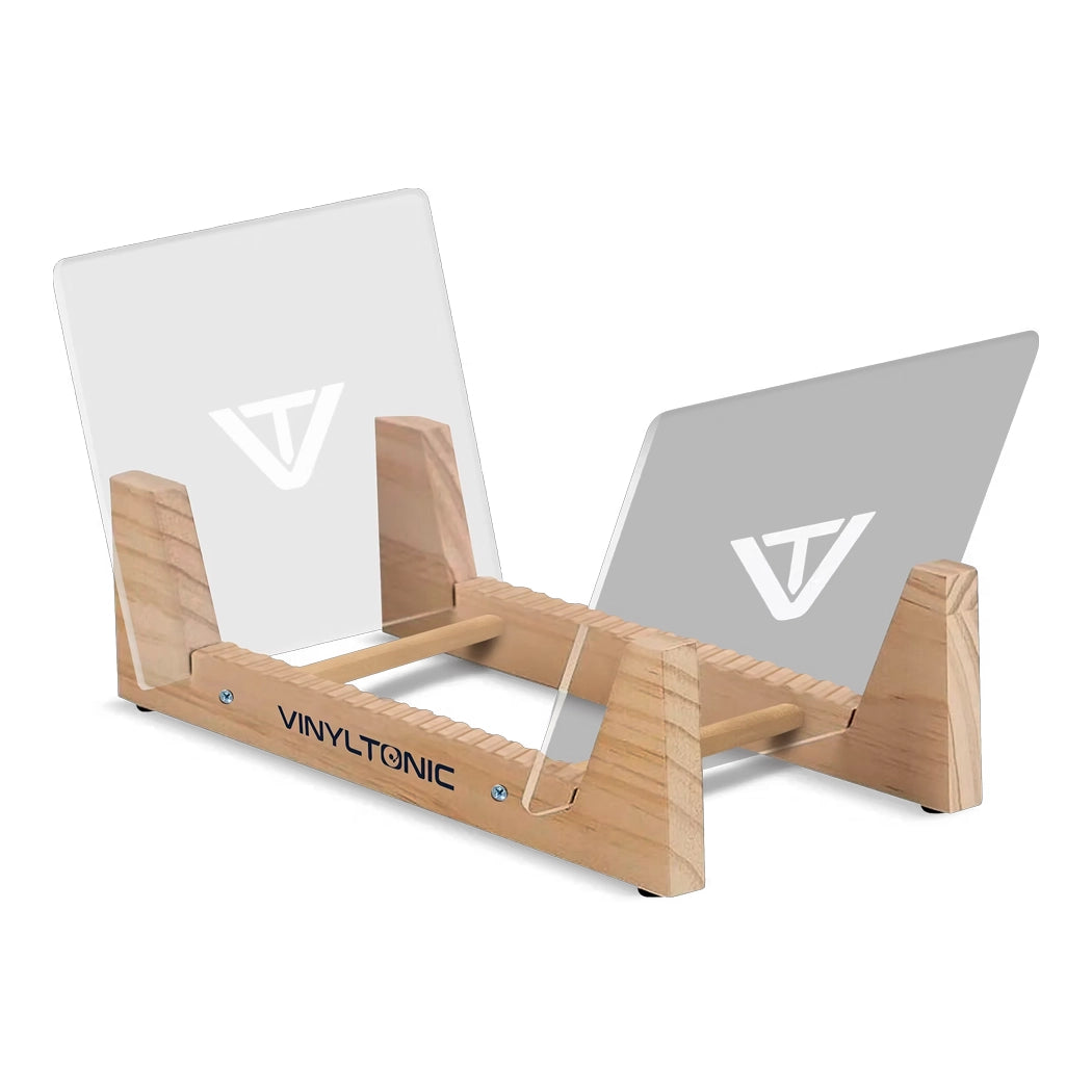 Vinyltonic Vinyl Display Rack Oak Finish – Musicstation.be