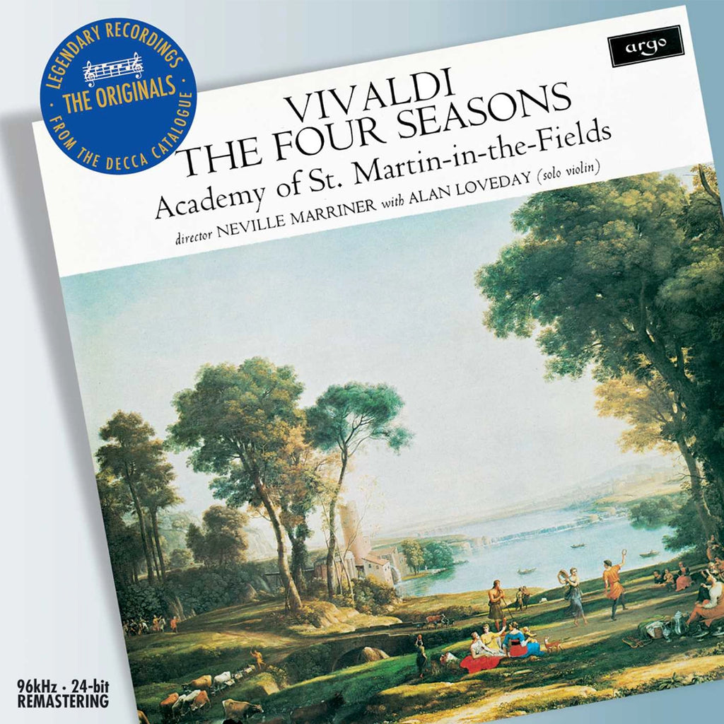 Vivaldi: The Four Seasons etc (CD) - Alan Loveday, Academy of St Martin in the Fields, Sir Neville Marriner - musicstation.be