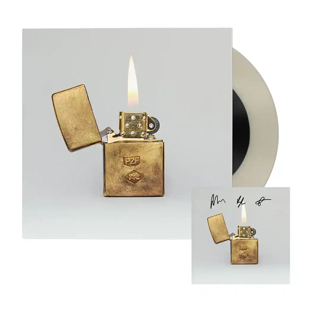 Prizefighter: 'Clover' Black On Clear Vinyl + Signed Artcard - Mumford & Sons - musicstation.be