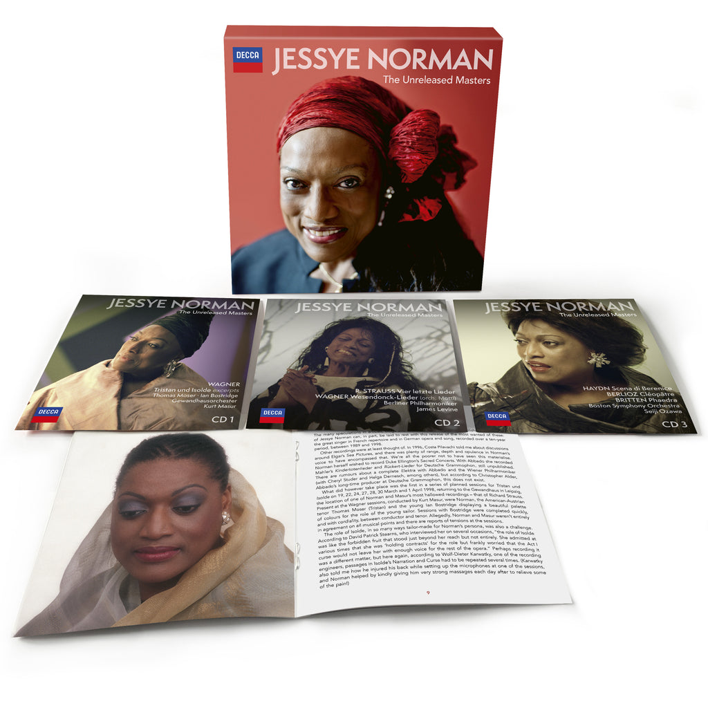 Jessye Norman - The Unreleased Masters (Strauss-Wagner-Berlioz-Haydn-Britten) (3CD) - Jessye Norman - musicstation.be