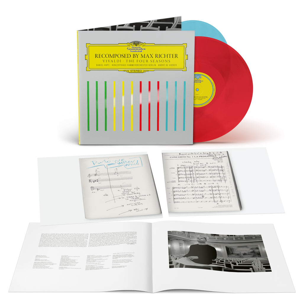 Recomposed By Max Richter: Vivaldi, The Four Seasons (Store Exclusive Limited Transparent Red and Curaçao 2LP) - Max Richter, Daniel Hope, Konzerthaus Kammerorchester Berlin, André de Ridder - musicstation.be