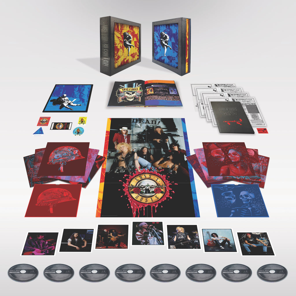 Use Your Illusion I & II (Super Deluxe 7CD + Blu-Ray Boxset) - Guns N' Roses - musicstation.be