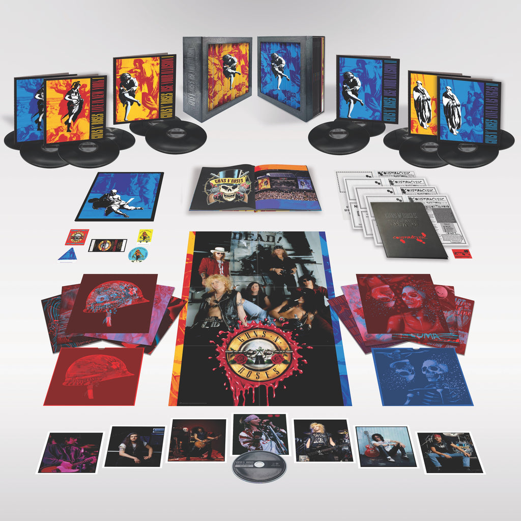 Use Your Illusion I & II (Super Deluxe 12LP + Blu-Ray Boxset) - Guns N' Roses - musicstation.be