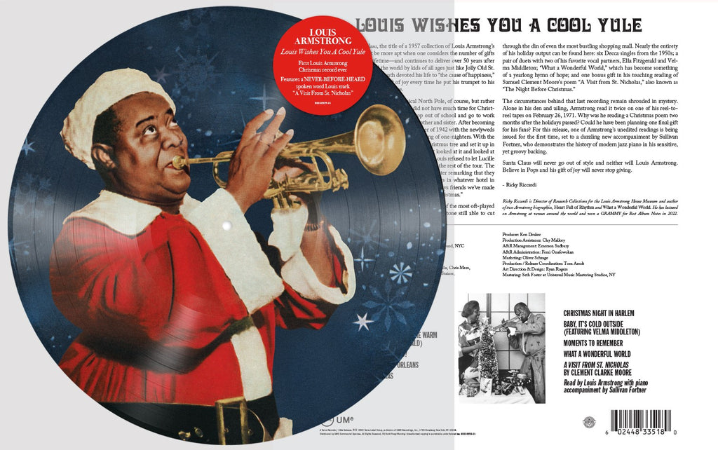 Louis Wishes You a Cool Yule (Picture Disc LP) - Louis Armstrong - musicstation.be