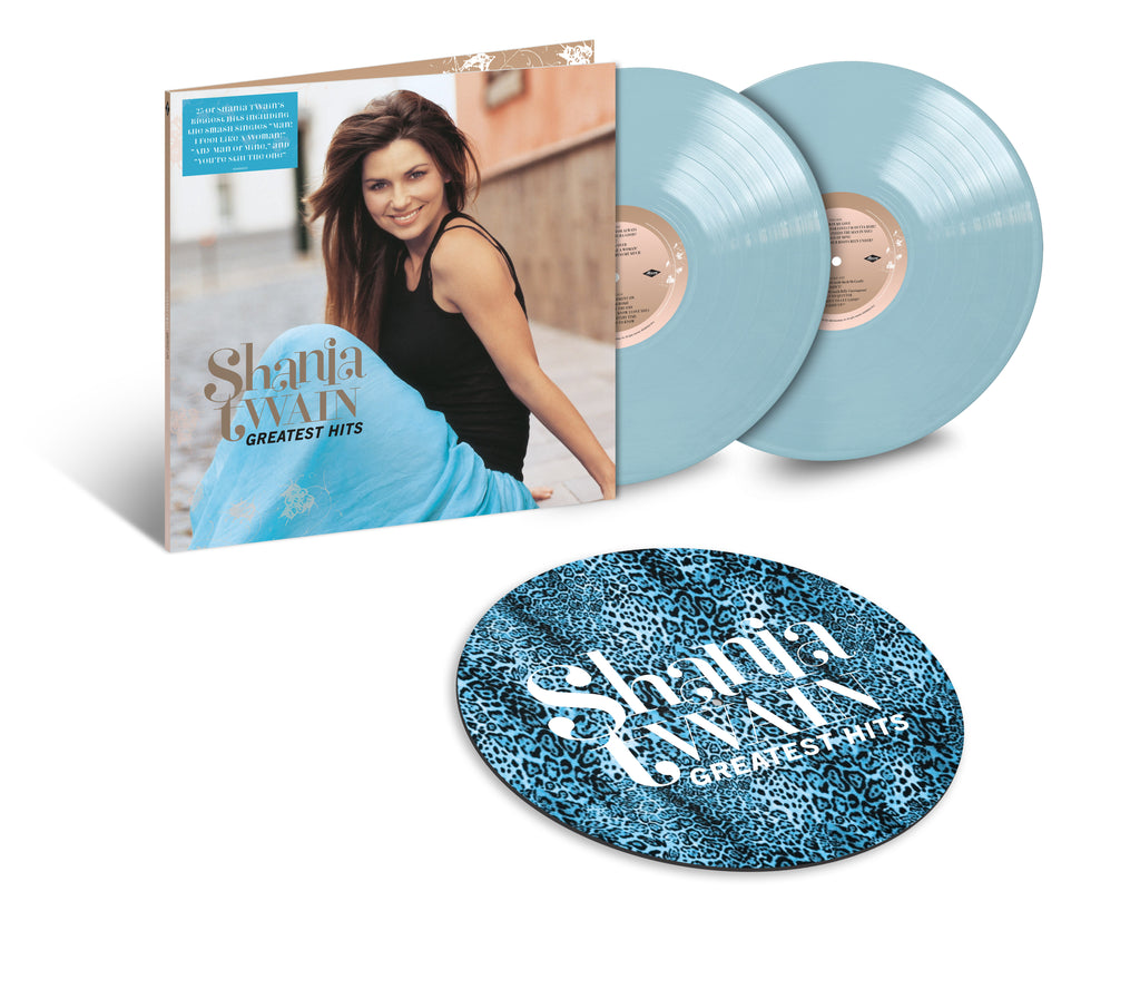 Greatest Hits (Opaque Baby Blue 2LP+Slipmat) - Shania Twain - musicstation.be