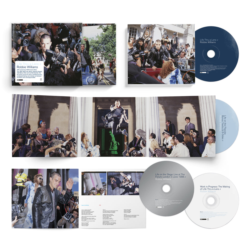Life Thru A Lens 25th Anniversary (4CD Boxset) - Robbie Williams - musicstation.be