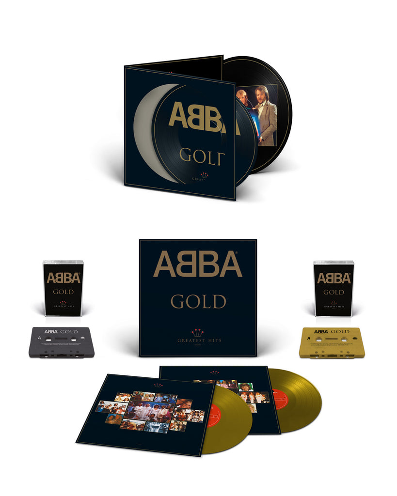 Gold (30th Anniversary Picture Disc 2LP+Gold 2LP+Black Cassette+Gold Cassette Bundle) - ABBA - musicstation.be