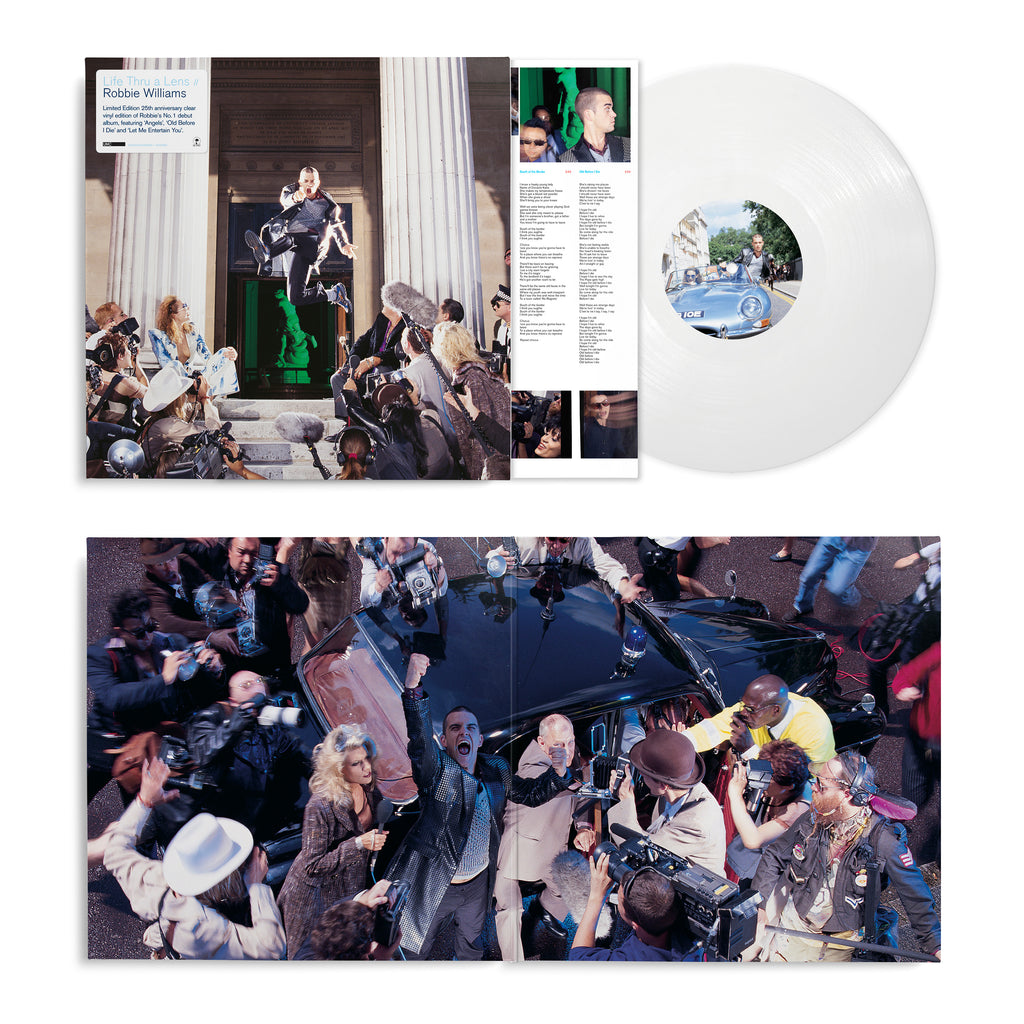 Life Thru A Lens 25th Anniversary (Clear Coloured LP) - Robbie Williams - musicstation.be