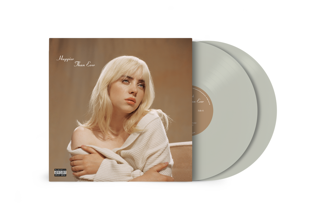 Happier Than Ever Exclusive Cool Grey Vinyl - Billie Eilish - musicstation.be