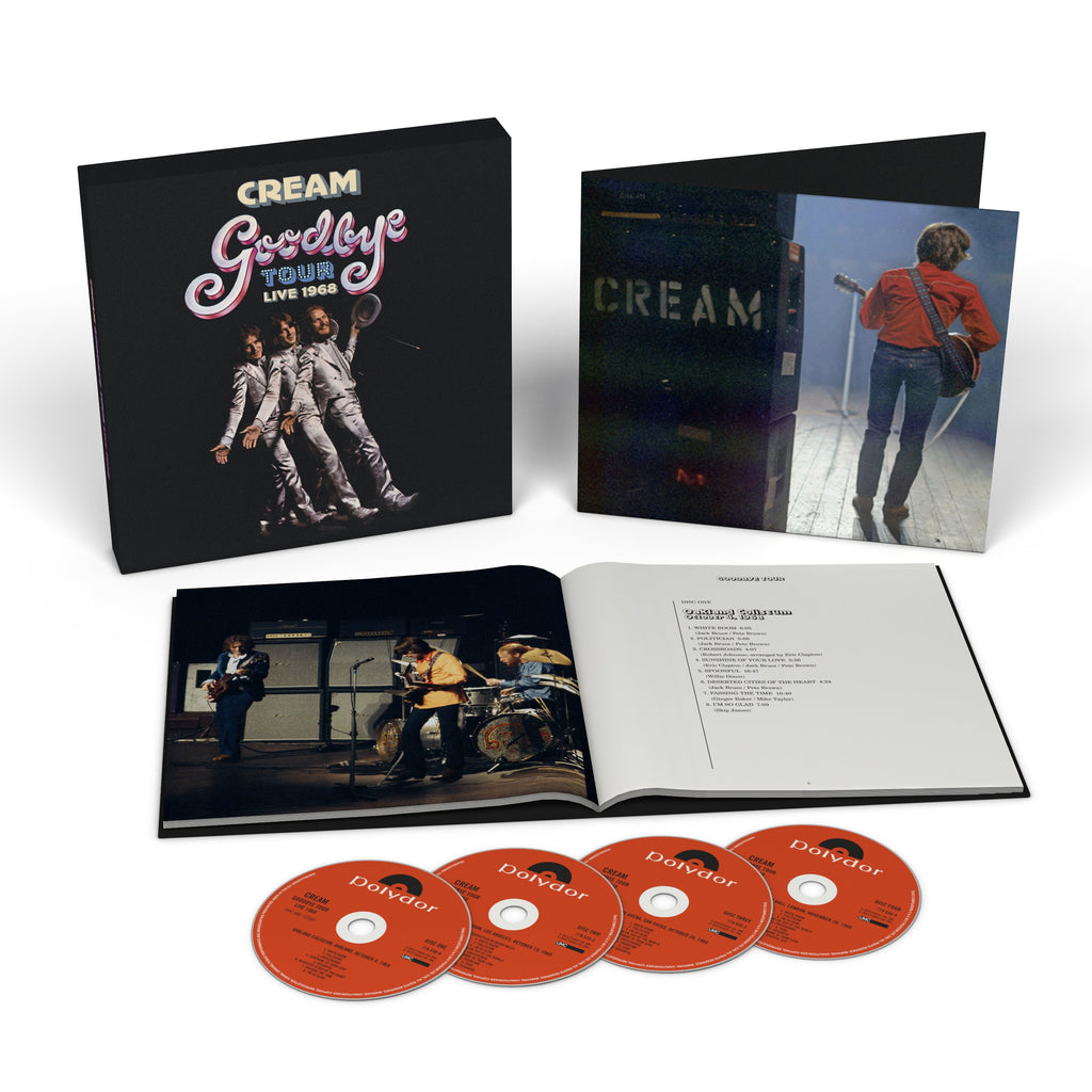 Goodbye Tour Live 1968 (4CD Boxset) - Cream - musicstation.be
