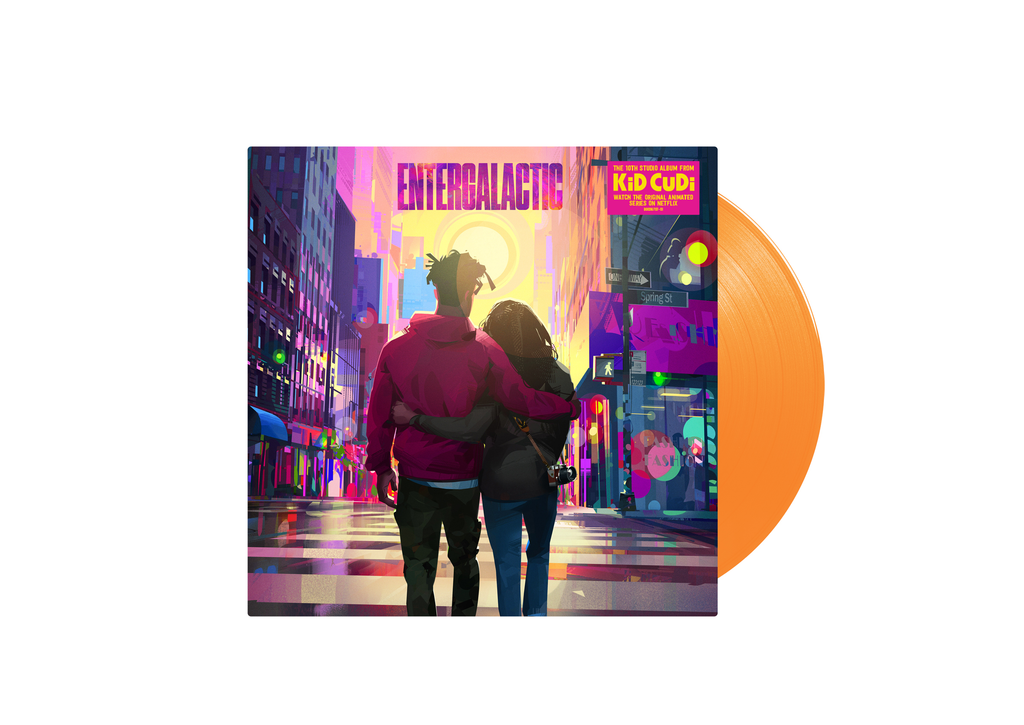 Entergalactic (Store Exclusive Orange LP) - Kid Cudi - musicstation.be