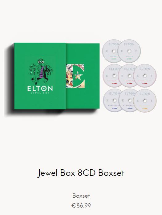 Jewel Box (8CD Boxset) - Elton John - musicstation.be