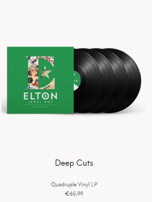 Deep Cuts (4LP Boxset) - Elton John - musicstation.be