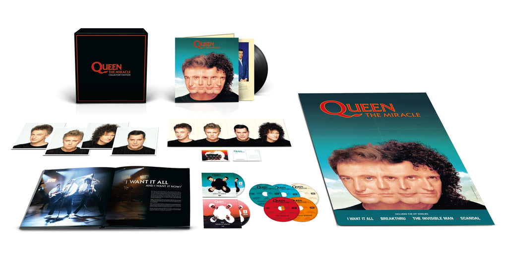The Miracle (5CD+Blu-Ray+DVD+LP Boxset) - Queen - musicstation.be