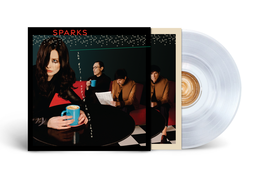 The Girl Is Crying In Her Latte (Deluxe Clear LP) - Sparks - musicstation.be