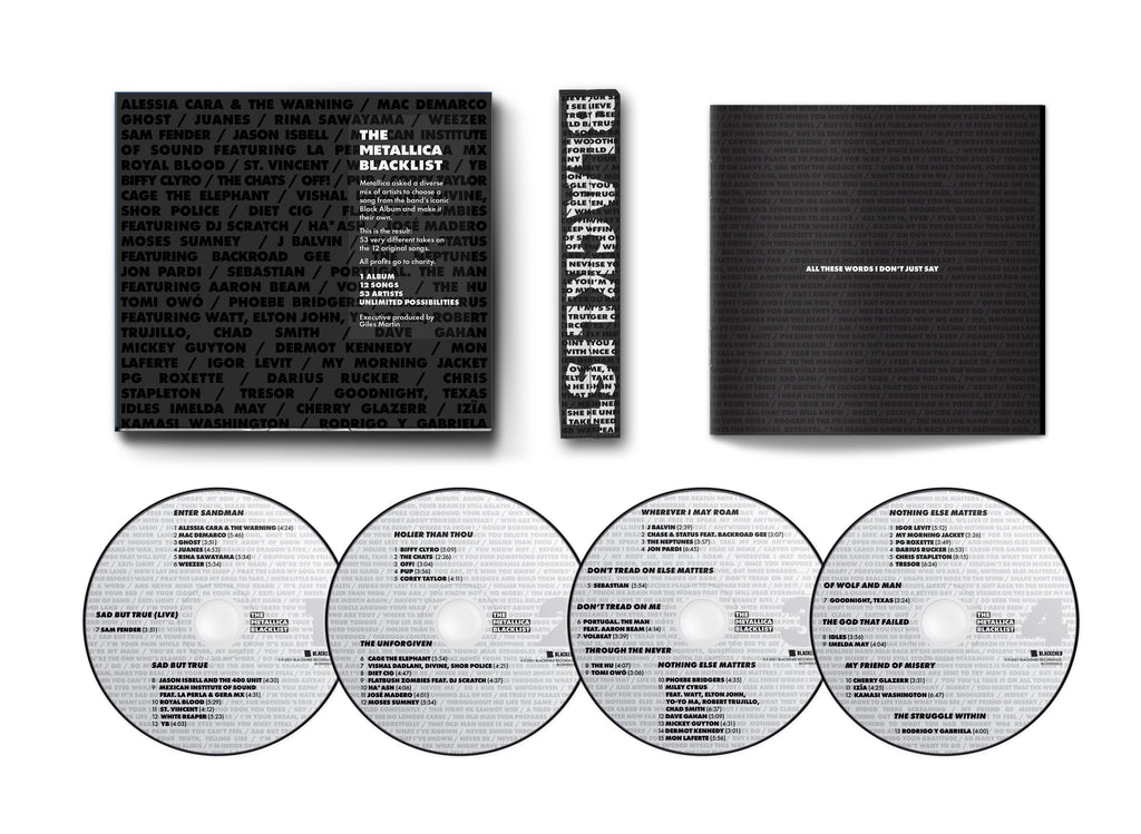 The Metallica Blacklist (4CD) - Various Artists, Metallica - musicstation.be