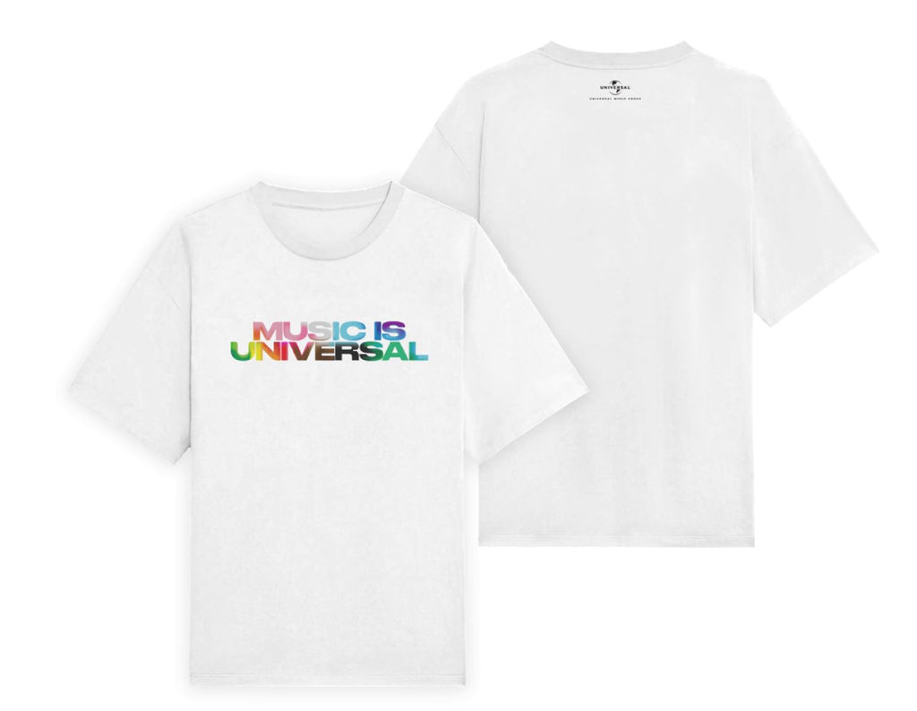 Music Is Universal (Store Exclusive White T-Shirt) - Various Artists - musicstation.be