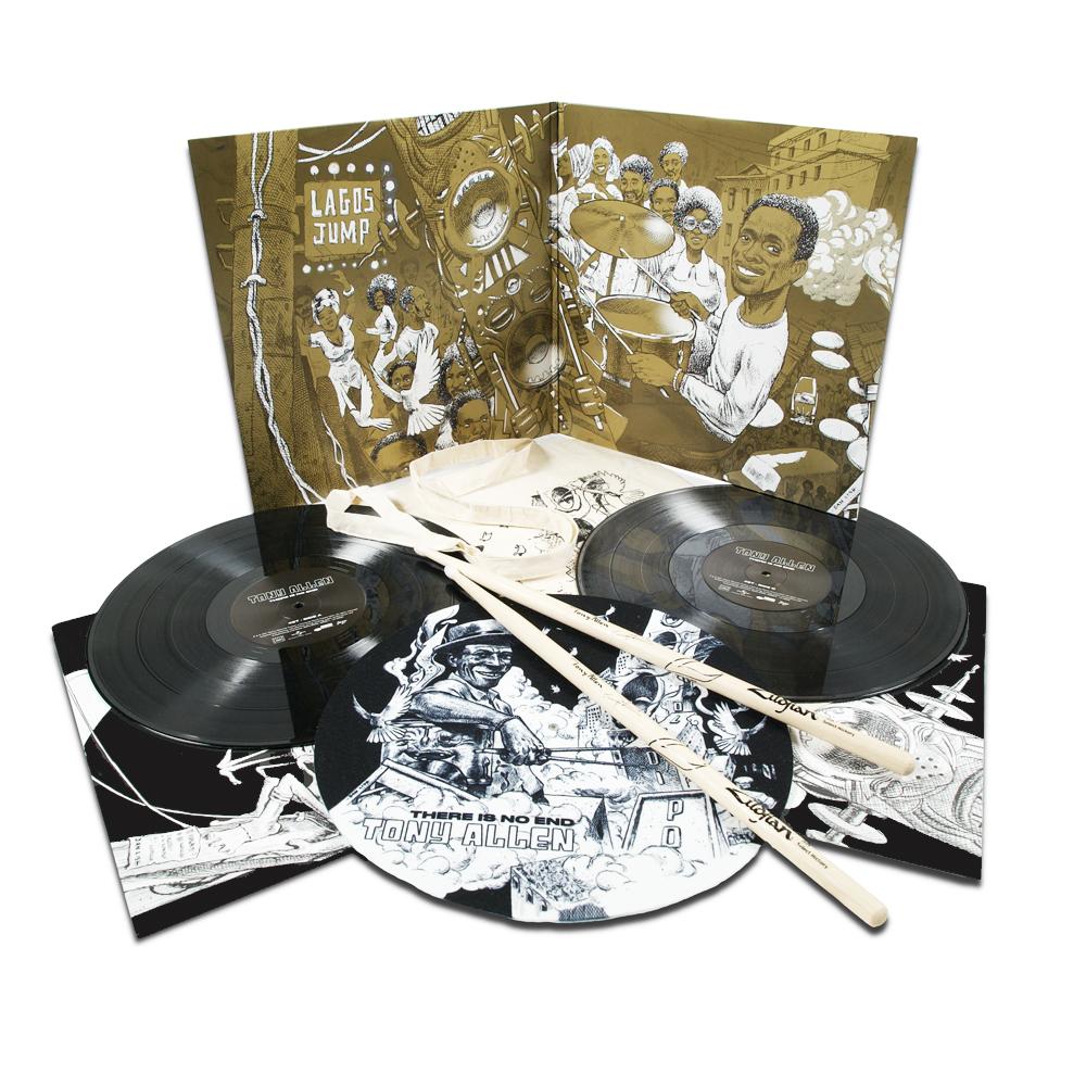 There Is No End (Store Exclusive 2LP+Slipmat+Poster+Drum Stick Boxset) - Tony Allen - musicstation.be
