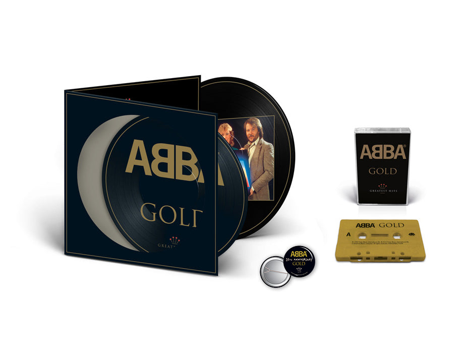 Gold (30th Anniversary Picture Disc 2LP+Cassette+Pin Bundle) - ABBA - musicstation.be